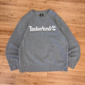 Vintage gray Mens XL Embroidered timberland boxy crewneck